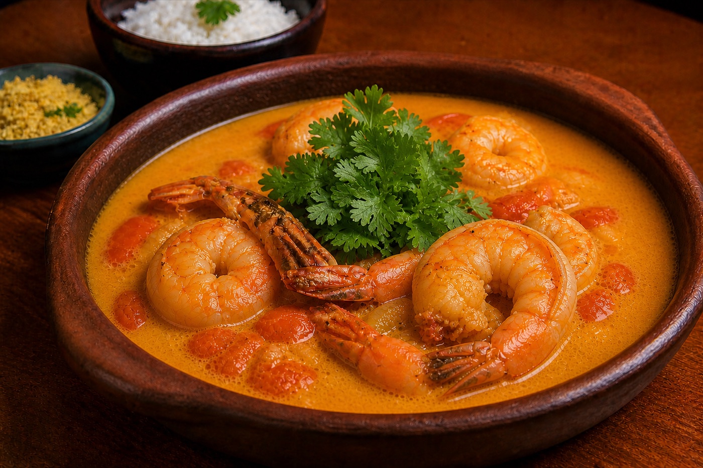 Moqueca de camarão (2 pessoas)